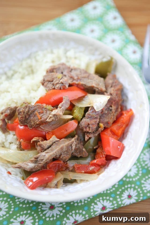 Add this Easy Pepper Steak from Add A Pinch Cookbook to your weeknight dinner rotation. Filled with veggies and so quick to pull together in the slow cooker - my family loved it! Add this Easy Pepper Steak from Add A Pinch Cookbook to your weeknight dinner rotation. Filled with veggies and so quick to pull together in the slow cooker - my family loved it!