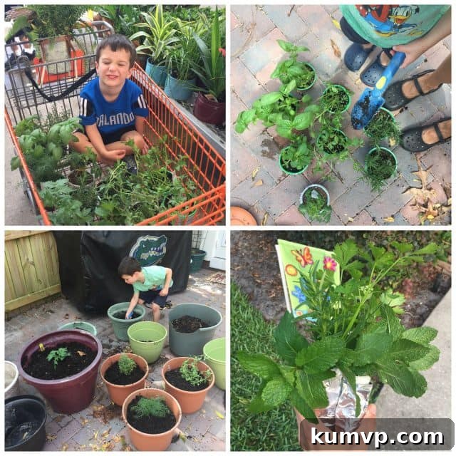 A heartwarming moment: the author and her son enjoying time together, possibly after tending to their herb garden, which provides fresh ingredients for recipes like the Mediterranean Farro Salad. Photo Credit: aggieskitchen.com