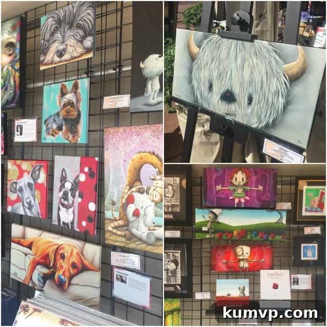 Epcot Global Arts Celebration 2018 6 Vibrant pop art style painting from Pop Gallery