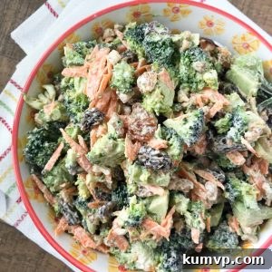 Broccoli Raisin Walnut Crunch Salad 2 img 15565 5
