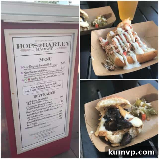 Epcot International Food and Wine Festival Menu 2018 - American Comforts Epcot International Food and Wine Festival Menu 2018 - Hops & Barley