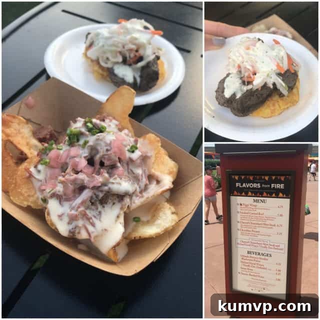 Epcot International Food and Wine Festival Menu 2018 - Smoky Flavors Epcot International Food and Wine Festival Menu 2018 - Flavors from Fire