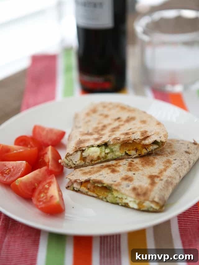 Chicken Pesto Quesadillas are simple and quick to make using just a few staple ingredients. These are a favorite in my house! Chicken Pesto Quesadillas are simple and quick to make using just a few staple ingredients. These are a favorite in my house!