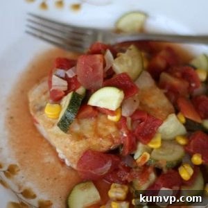 Mahi Mahi with Zucchini, Tomatoes and Corn