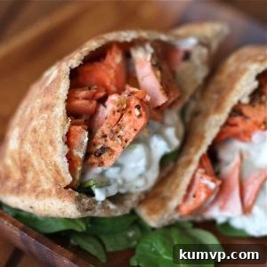 Healthy Salmon Gyros | Aggie's Kitchen