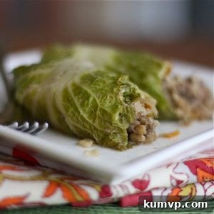 Thumbnail of Asian Stuffed Napa Cabbage Rolls
