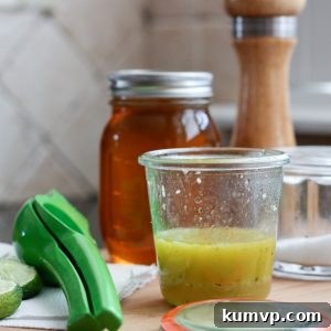 Honey, Lime and Garlic Vinaigrette | @AggiesKitchen