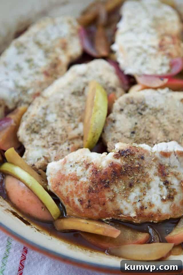 Hard Cider Skillet Pork Chops with Apples and Onions - One Pan Perfection These Hard Cider Skillet Pork Chops with Apples and Onions are a perfect one-pan fall meal, featuring tender pork, sweet apples, and savory onions.