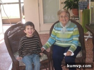 Young Sammy with his great-grandmother, affectionately known as 'little' Nonna, sharing a sweet moment on Thanksgiving 2008.