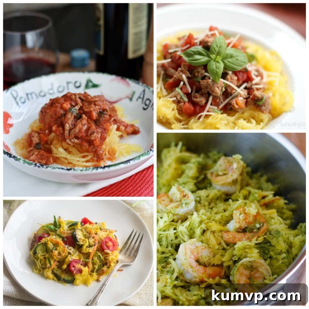 Spaghetti Squash pasta style - 50 Ways To Cook Spaghetti Squash