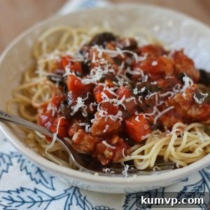 Wholesome Turkey and Kale Bolognese Spaghetti 2 img 7977 4