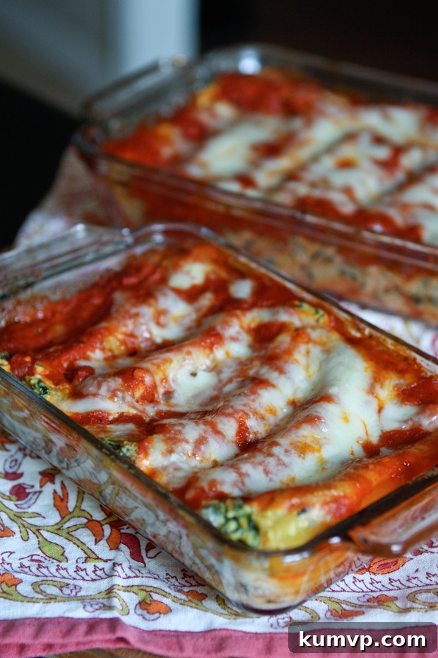 Butternut Squash and Spinach Manicotti: A healthy and comforting fall pasta dish loved by families. Delicious Butternut Squash and Spinach Manicotti, a healthy and comforting fall-inspired pasta dish for the whole family.