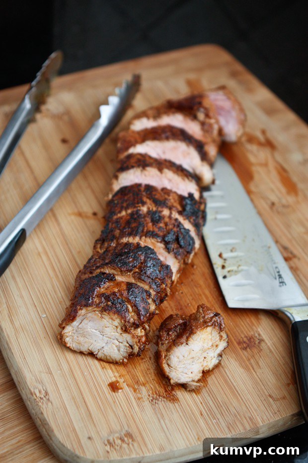 Maple Chili Glazed Pork Tenderloin 2 Roasted Chili Maple Pork Tenderloin - perfectly seared and ready for the oven
