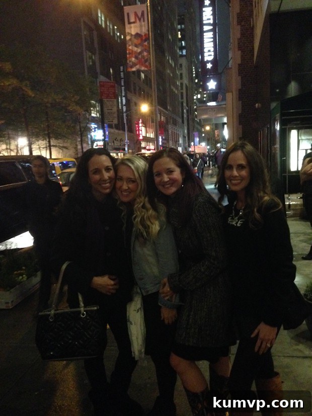 Second Slice of the Big Apple: A 24-Hour NYC Adventure 4 Four food bloggers, including the author, enjoying their time together in New York City