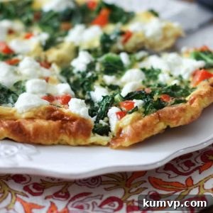 Kale, Red Pepper and Goat Cheese Frittata with My 2015 Focus Word 2 img 8787 5