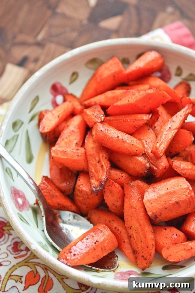 Spicy Maple Glazed Carrots 2 Chili Maple Roasted Carrots - A healthy, easy, and flavorful side dish your family will adore. Perfect for any meal!