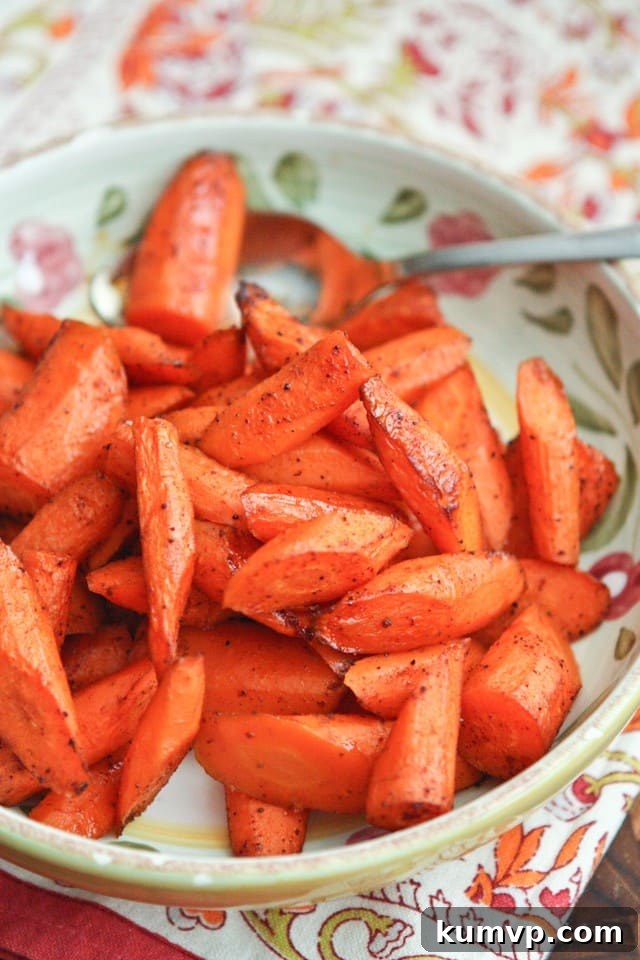 Spicy Maple Glazed Carrots 3 Delicious and easy Chili Maple Roasted Carrots - A healthy side dish that pairs with everything!