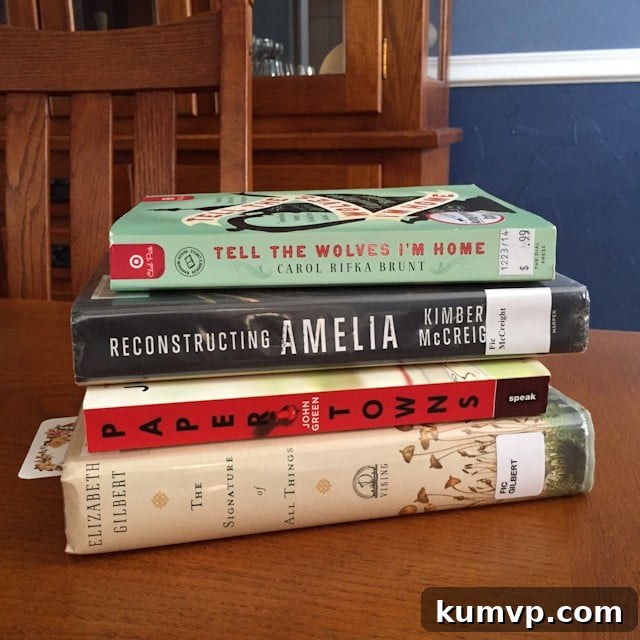 Book Love: Favorite Reads including Tell The Wolves I'm Home, Reconstructing Amelia, The Invention of Wings