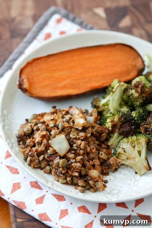 Smoky Lentils A Meatless Marvel 2 Smoky Sauteed Lentils: A Hearty & Healthy Plant-Based Meal | Aggie's Kitchen