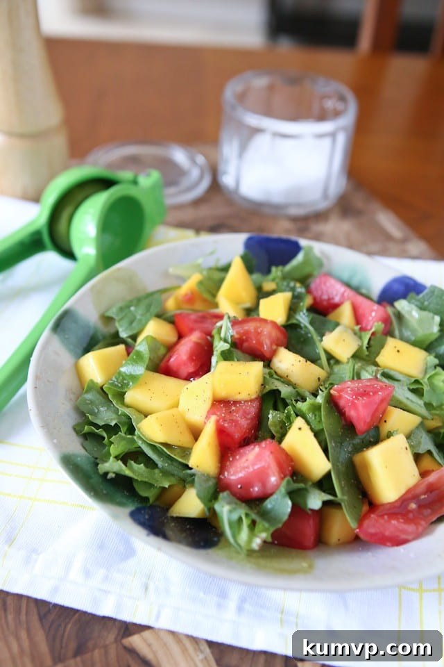 Bright and flavorful Green Mango Salad, showcasing its vibrant ingredients