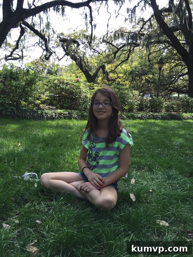 Savannah Georgia Kids in Forsyth Park