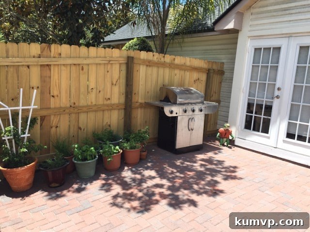 Sweet & Savory Grilled Flank 2 Our New Outdoor Grilling Area and Herb Garden